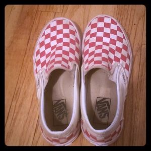 Red Checkered Vans